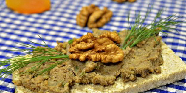 паштет из чечевицы с курагой