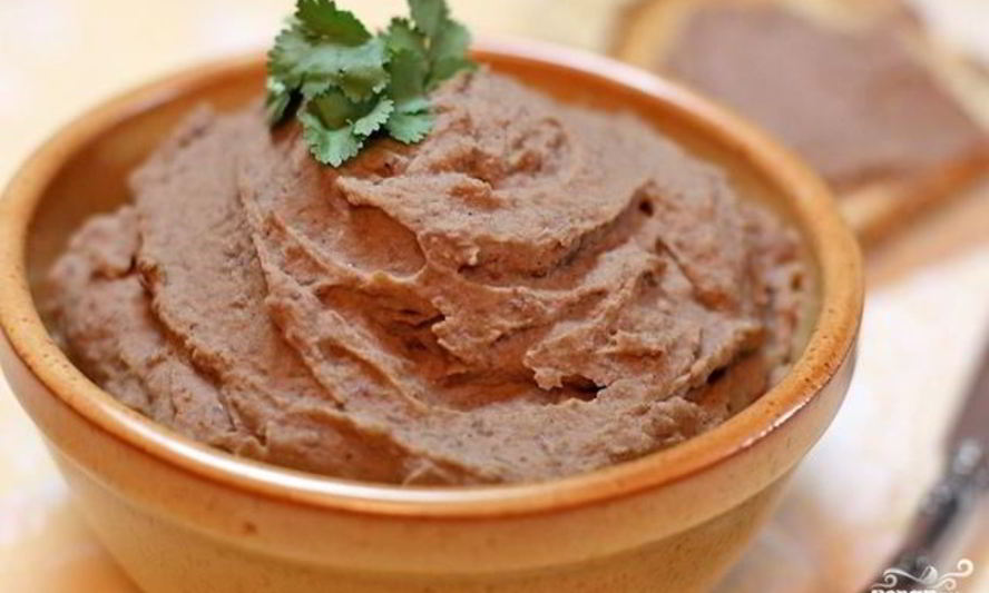 Рецепт паштета из фасоли и грецких орехов