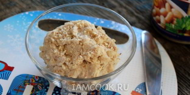 паштет из фасоли с миндалем