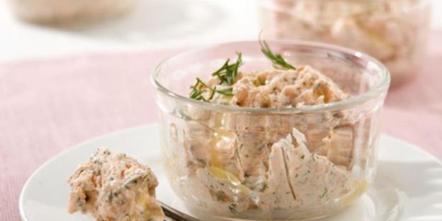 паштет из копченого лосося