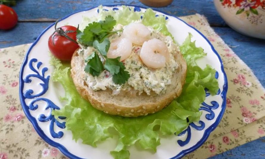 Рецепт паштета из креветок с укропом