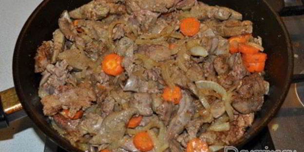 паштет из куриной и говяжьей печени