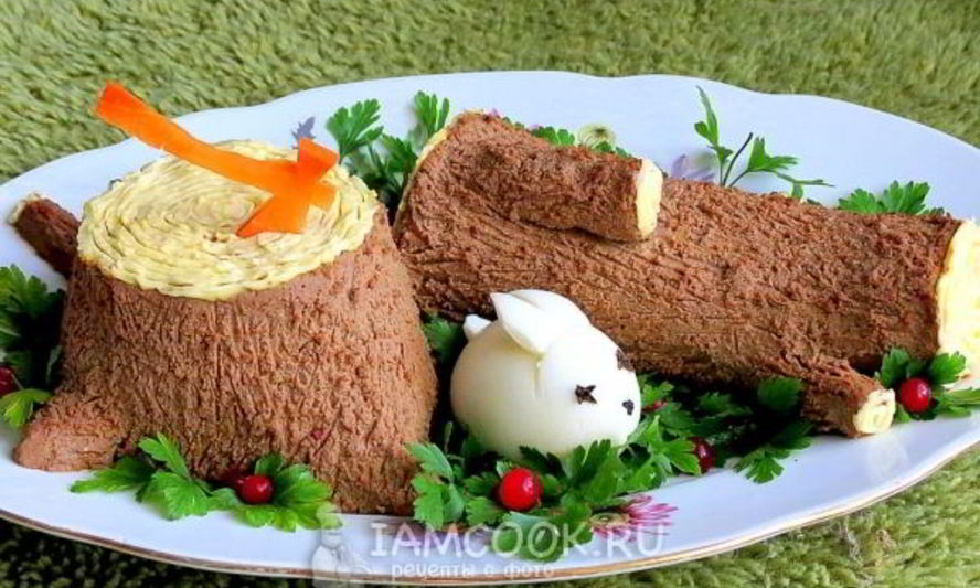 Рецепт паштета из куриной печени нарезной