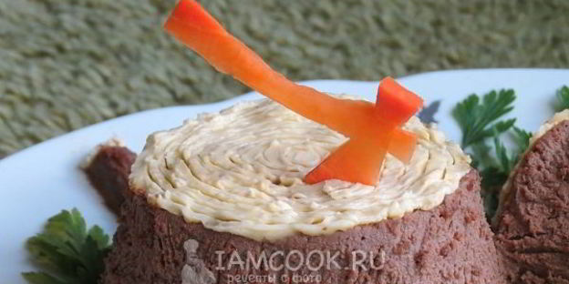 паштет из куриной печени нарезной