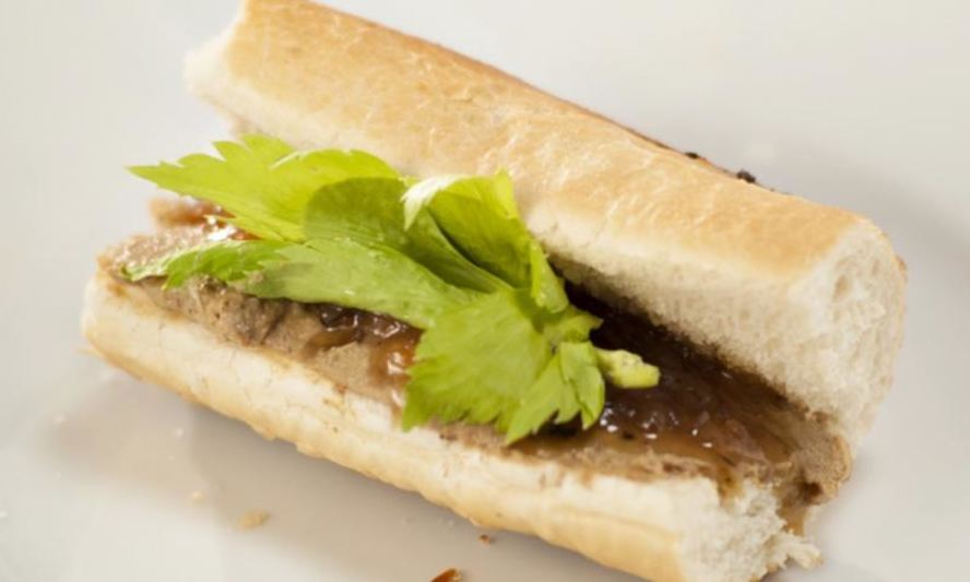 Рецепт паштета из куриной печенки с луковым конфитюром