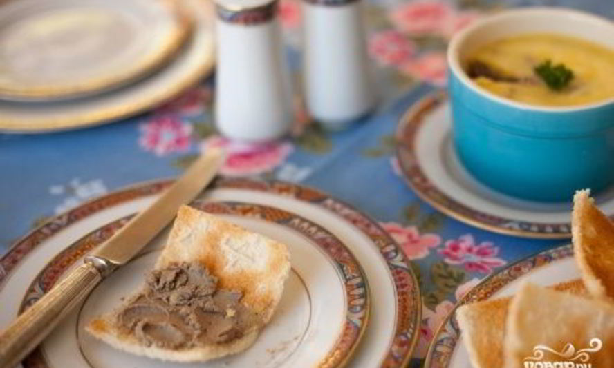 Рецепт паштета из куриной печенки