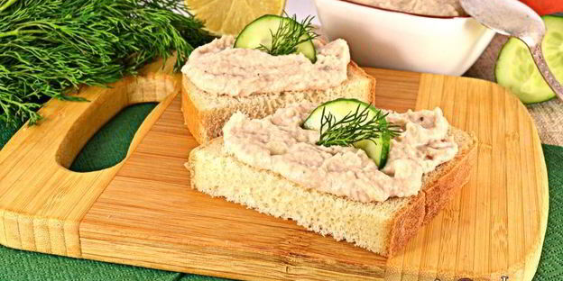 паштет из молок слабосоленой сельди