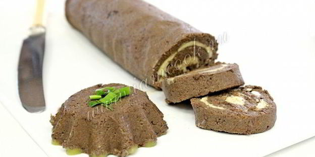 паштет из свиной печени с маслом и сливками
