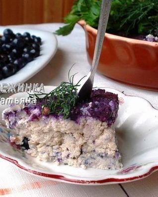 Паштет куриный с черникой