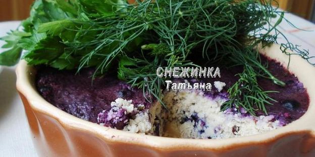 паштет куриный с черникой