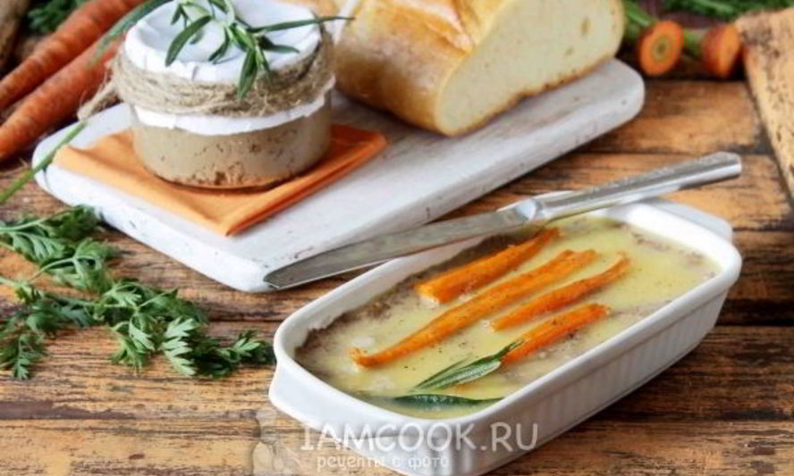 Рецепт паштета с карамелизированной морковью