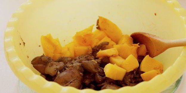 паштет с тыквой и фисташками