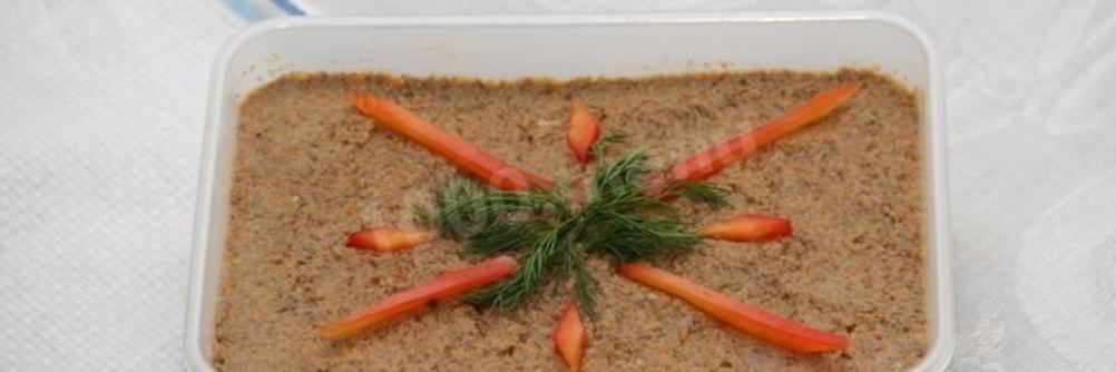 Печеночный паштет из говяжьей печени