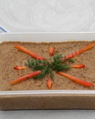 Печеночный паштет из говяжьей печени