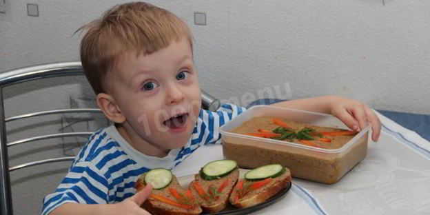 печеночный паштет из говяжьей печени