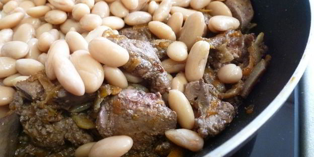 печеночный паштет с фасолью