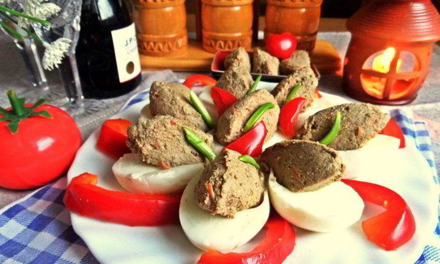 Рецепт печеночного паштета яичного