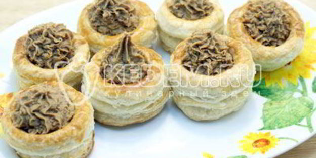 праздничный паштет в волованах