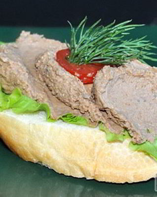 Прекрасный паштет из свиной печени