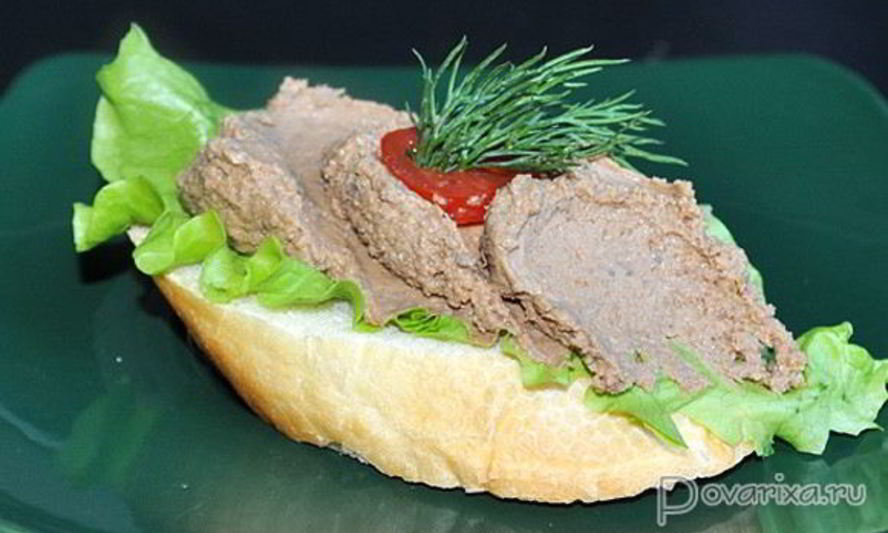 Рецепт прекрасного паштета из свиной печени