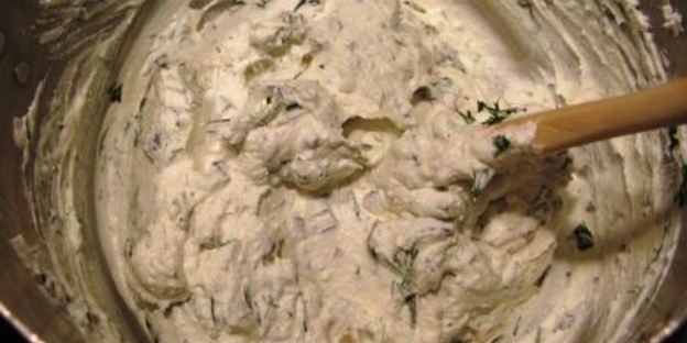 творожный паштет с жареными перцами