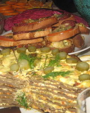 Печеночный торт