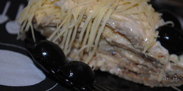 печеночный тортик