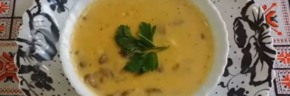 Плавленный сыр с грибами