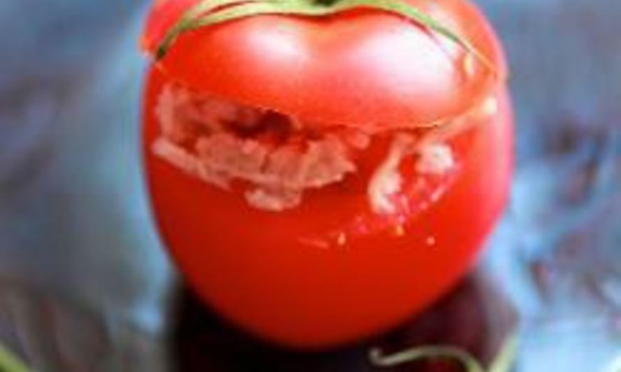 Рецепт помидоров фаршированных консервированным лососем