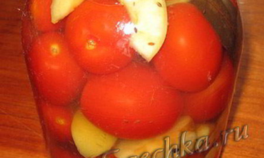 Рецепт помидоров с алычой