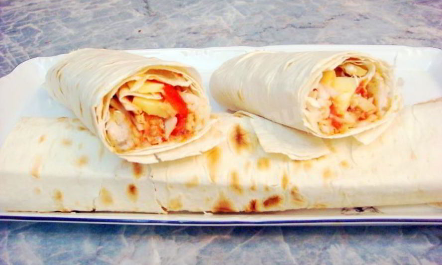 Рецепт домашнего чикена роллы из лаваша с курицей