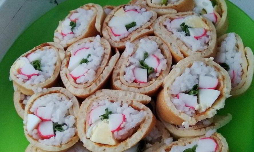 Рецепт роллов из блинов