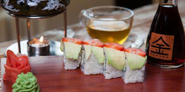 роллы радуга