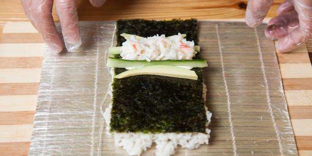 роллы радуга