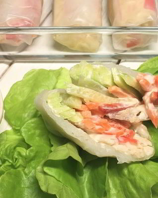 Спринг-роллы с крабовыми палочками