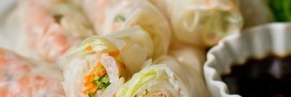 Спринг-роллы с креветками