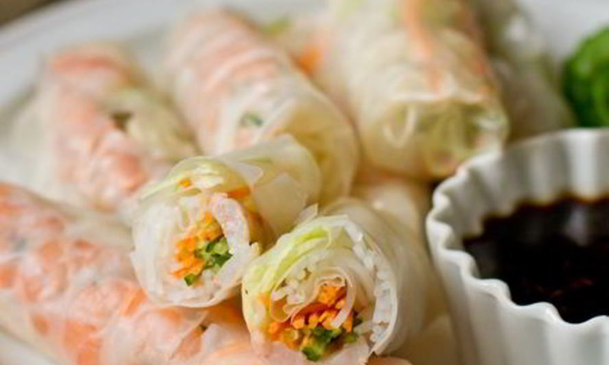 Рецепт спринга-роллов с креветками