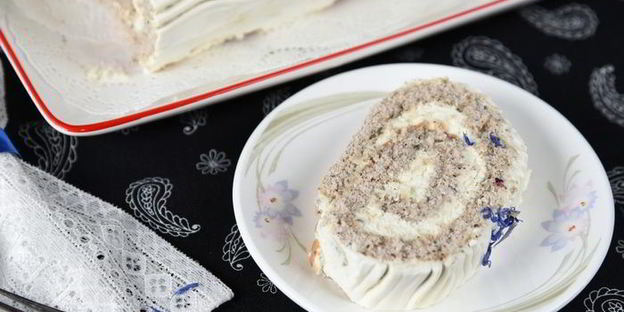 бисквитный рулет с жасмином