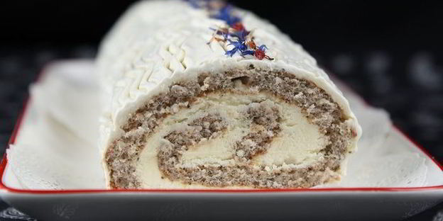 бисквитный рулет с жасмином