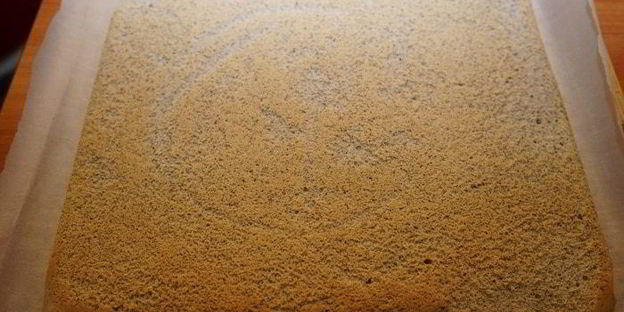 бисквитный рулет с жасмином