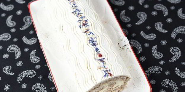 бисквитный рулет с жасмином