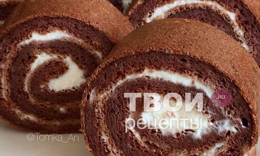 Рецепт бисквитного рулета