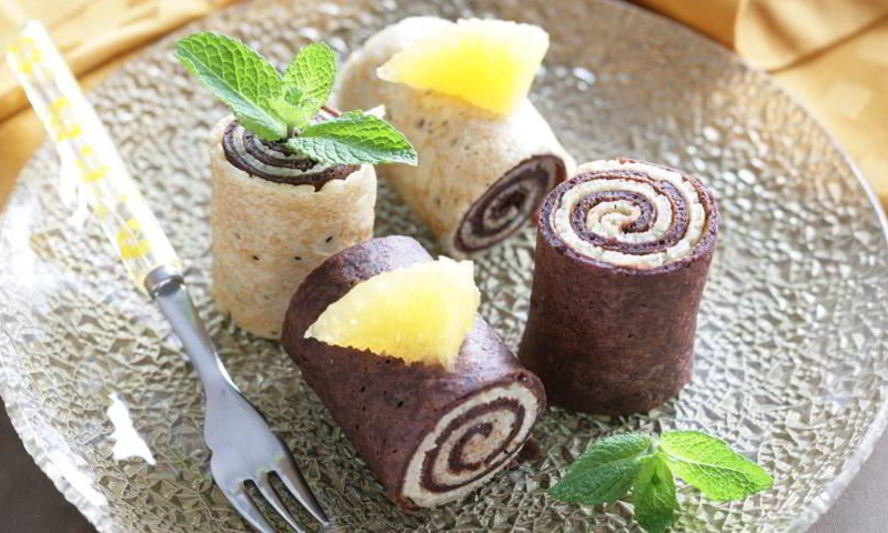 Рецепт блинных рулетиков