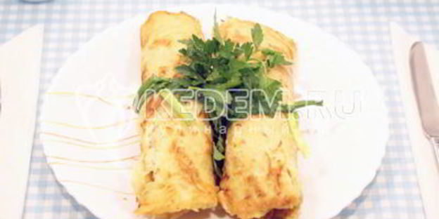 картофельные рулеты с грибами