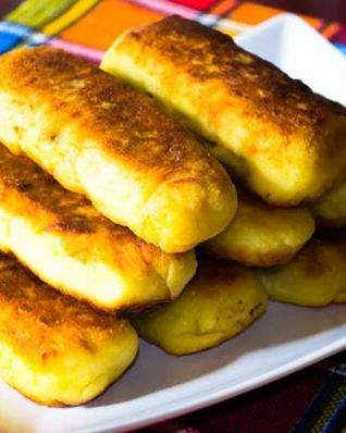 Картофельные рулеты с мясным фаршем