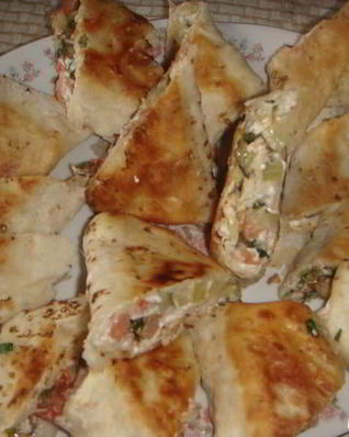 Хрустящие рулеты с овощной начинкой