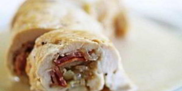 куриный рулет с беконом