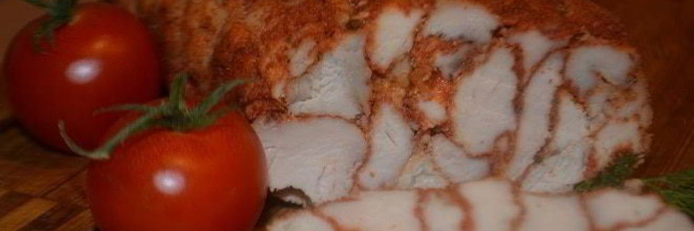 Куриный рулет с паприкой