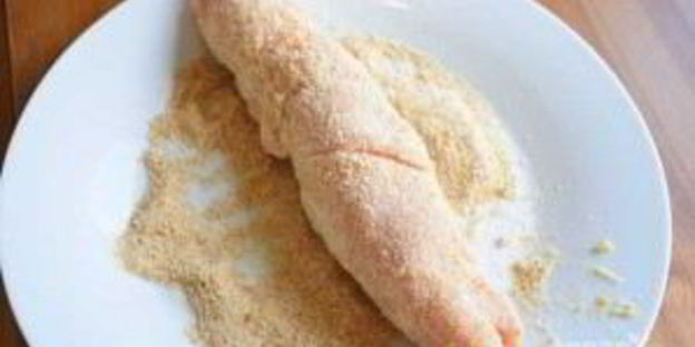 куриный рулет с ветчиной и сыром