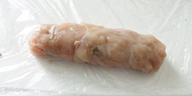 куриные рулеты с яблочно-ореховой начинкой